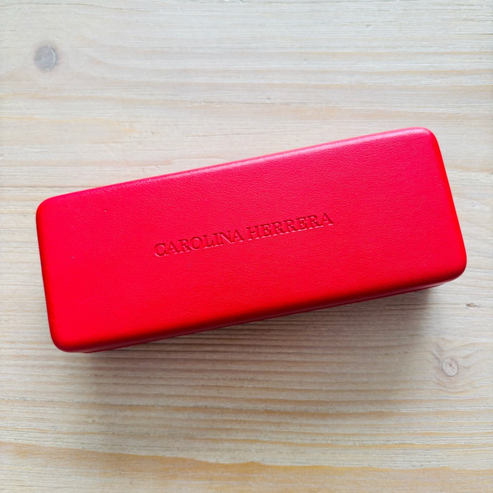 Carolina Herrera Vibrant‎ Red Eyewear Sunglasses Case